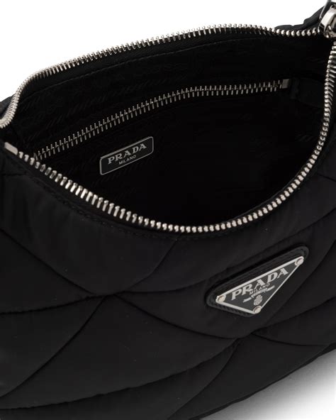 prada croiss bidy nylon bg|prada padded nylon shoulder bag.